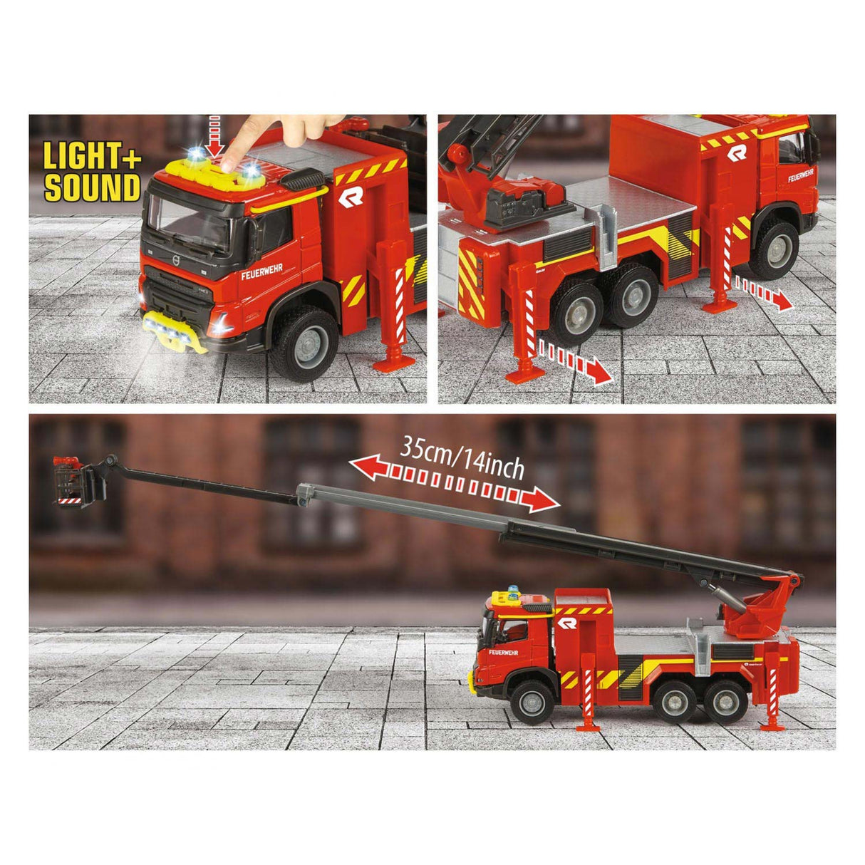 Majorette Volvo Strażarnia