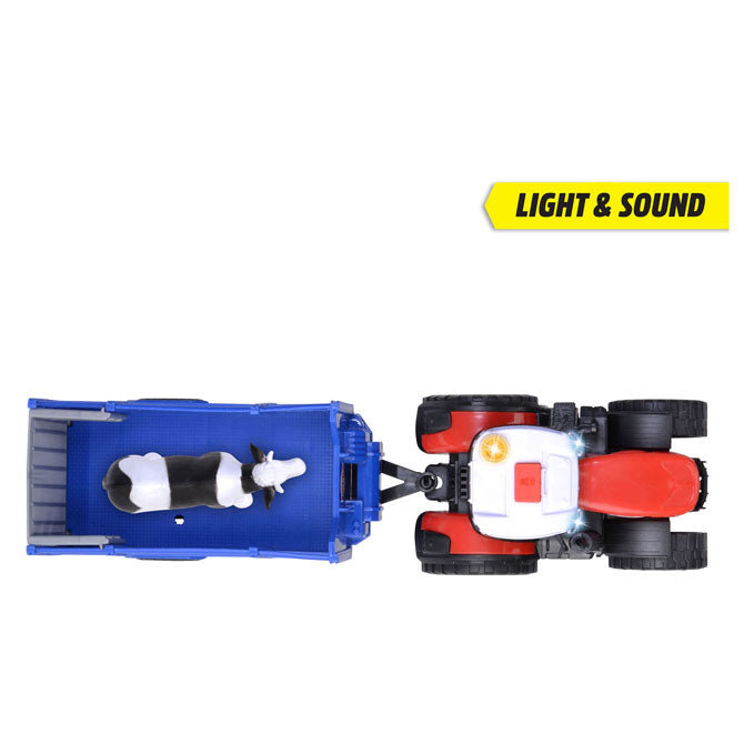 Dickie Massey Ferguson Tractor con remolque de animales