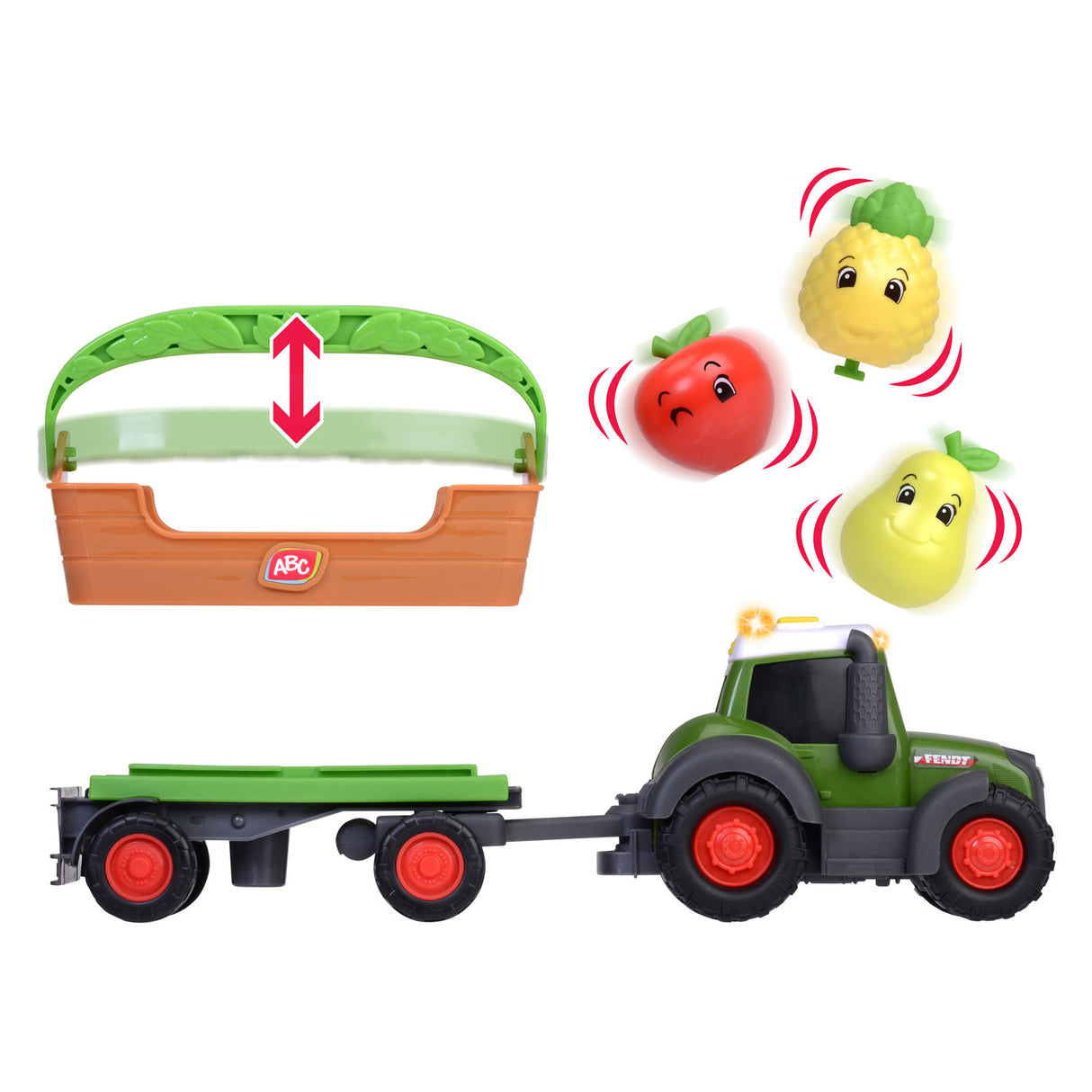 ABC Freddy Fruit Tractor s prikolico