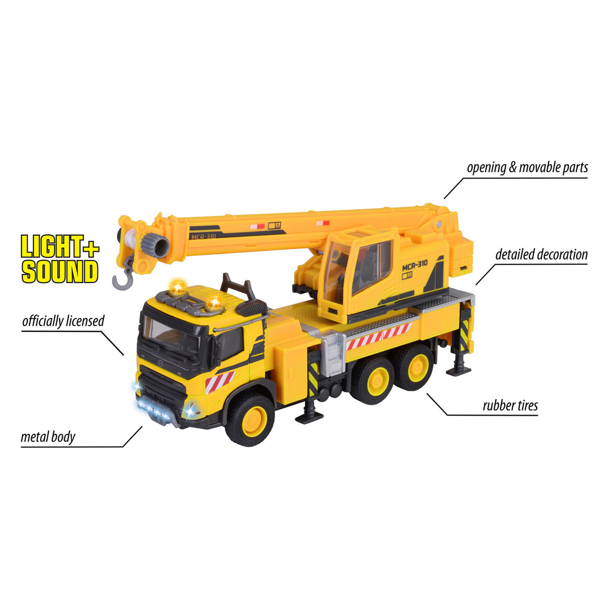 Majorette Volvo Truck z kran