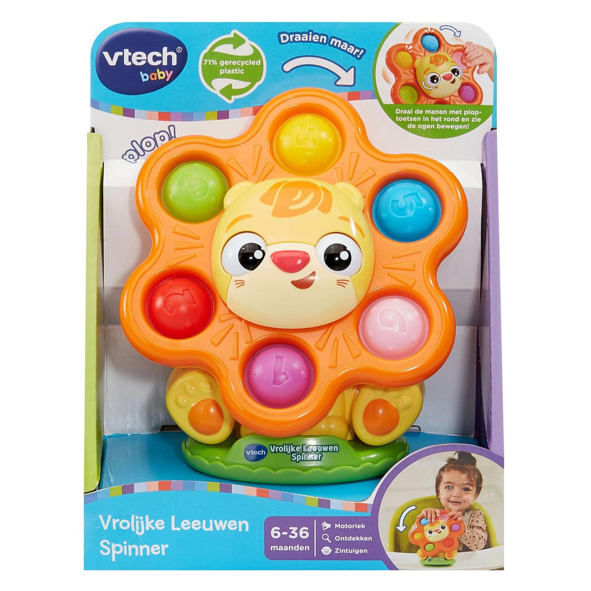 Vtech bébé gai les lions spinner
