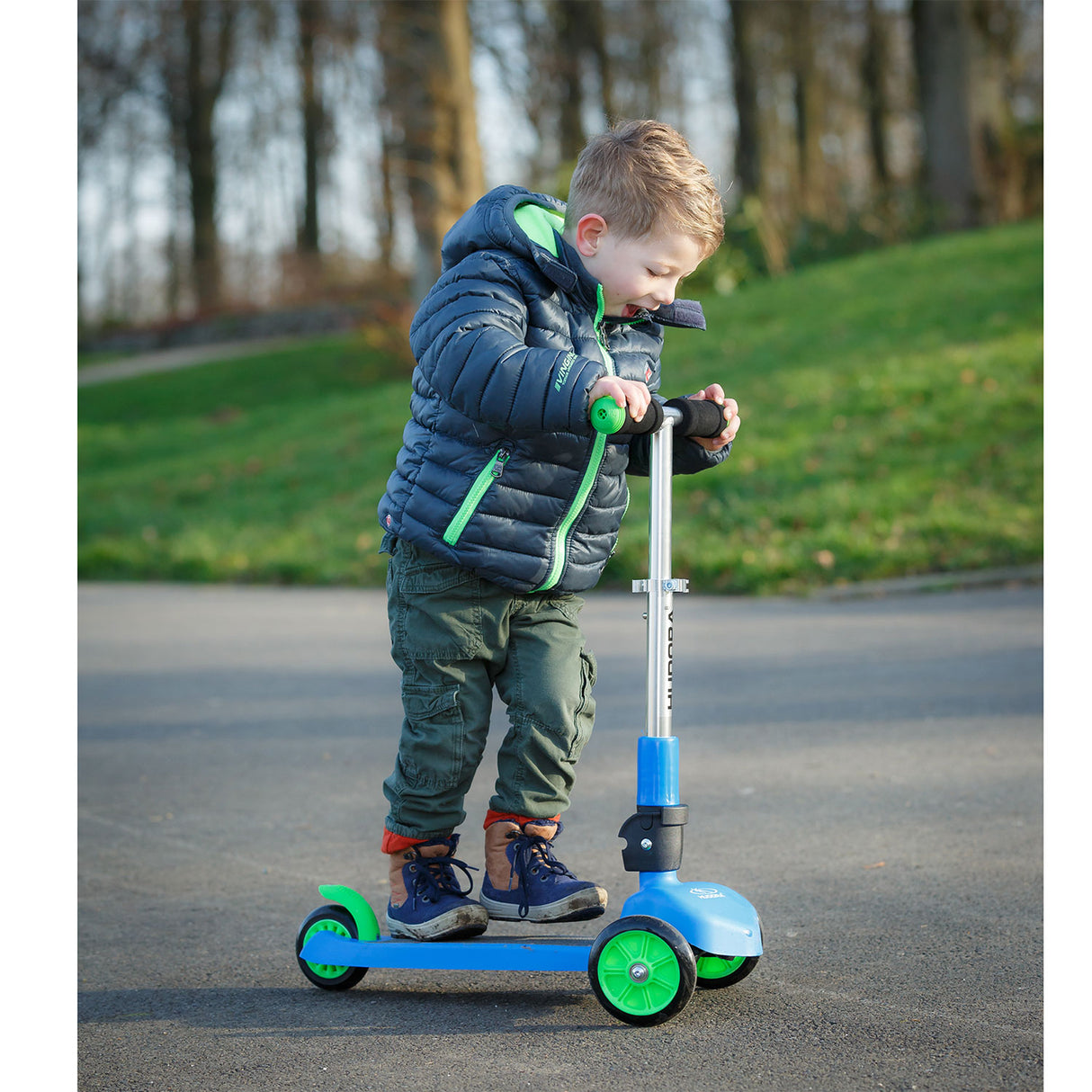 Hudora flitzkids scooter - blue