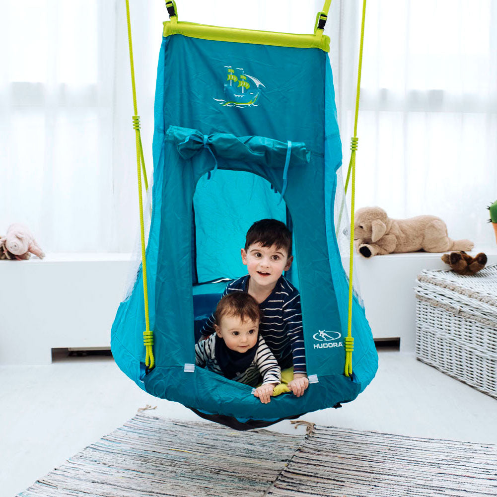 Hudora nest swing pirate with tent