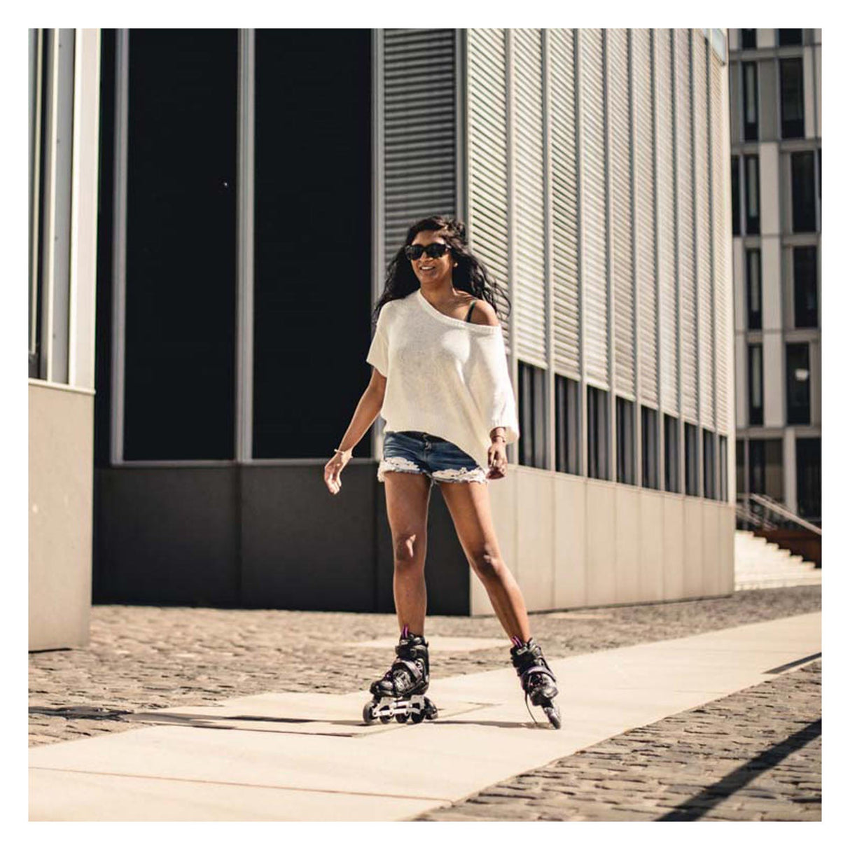 Hudora Children's Skeelers Mia Purple, velikost 33-36