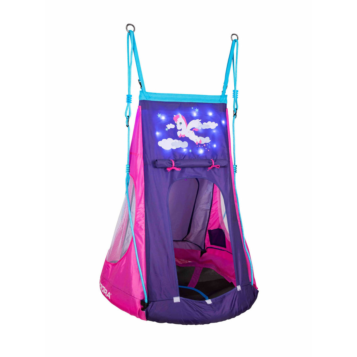 Hudora Nest Swing Pony med tält LED