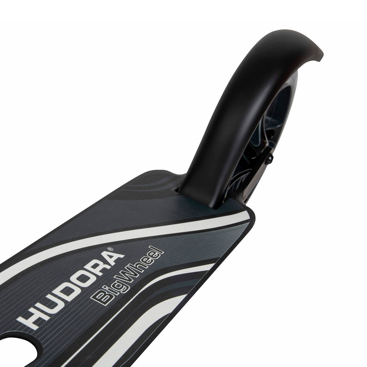 Hudora scooter de ruedas grandes 205 - negro