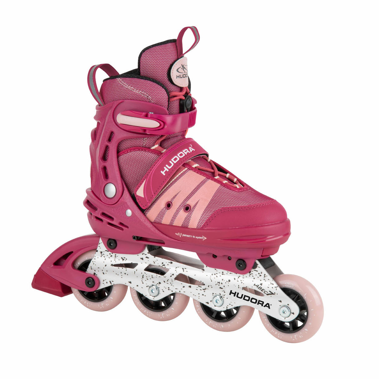 Hudora inline skates comfort pink, size 35-40