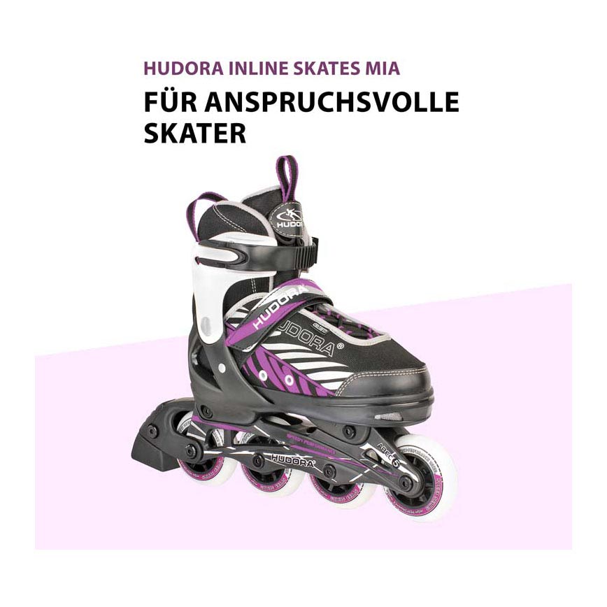 Hudora Skeelers Mia Black Purple, Größe 37-40