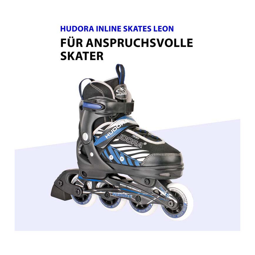 Hudora Skeelers Leon Blauw Black, velikost 37-40