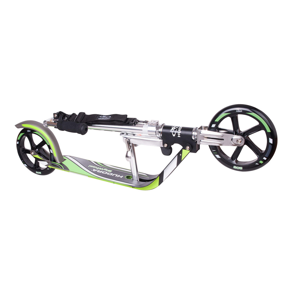 Hudora Scooter Big Wheel Step Rx205 - Grau Grün