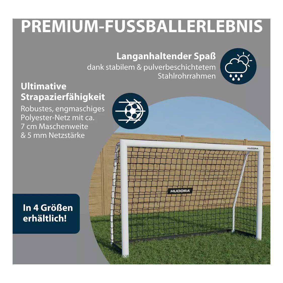 Bramka piłkarska Hudora awansowała na 120