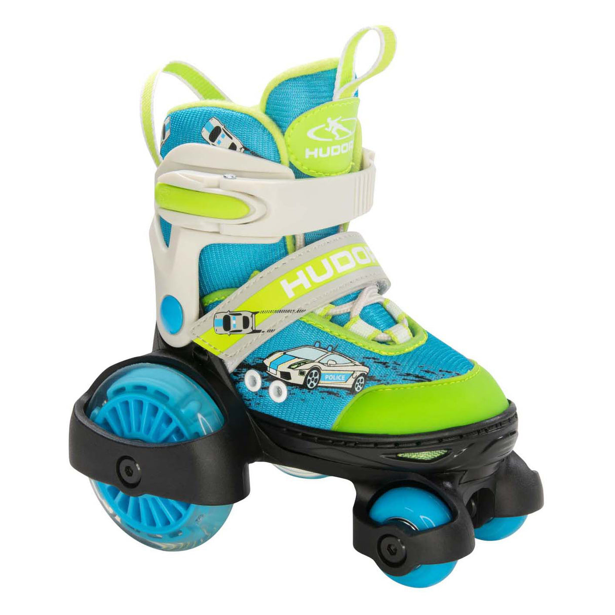 Hudora roller skates my first quad LED car, size 30-33