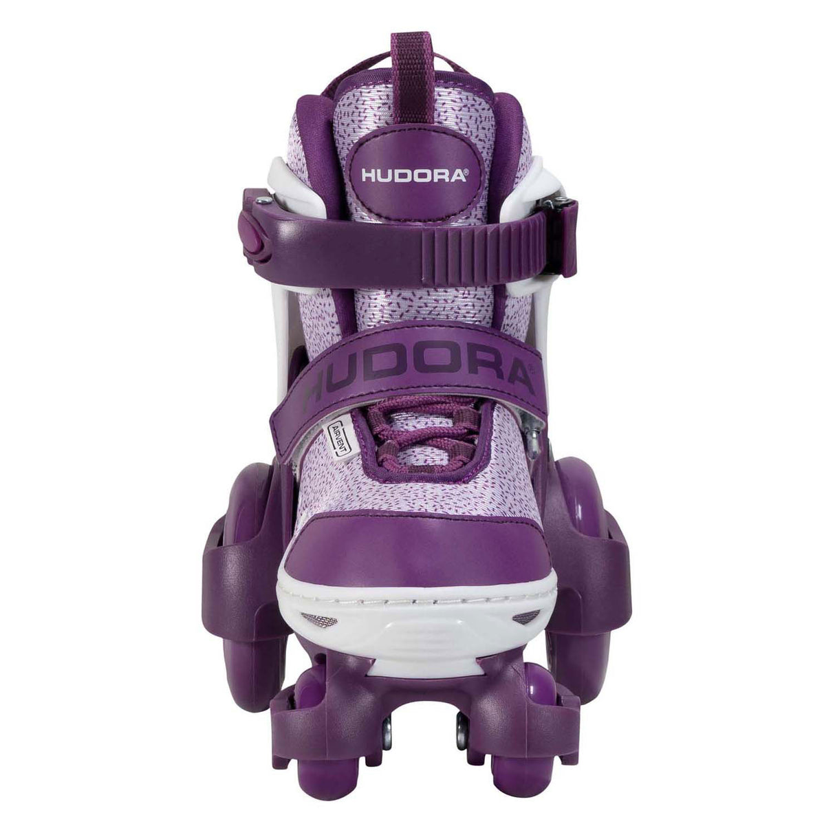 Patines Hudora mi primer quad morado, talla 26-29