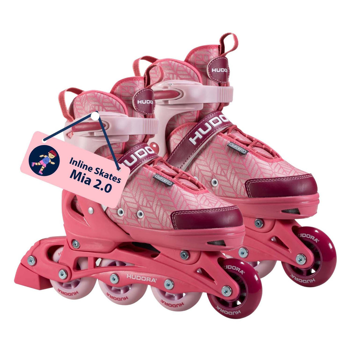 Hudora rulleskøjter mia 2.0 pixie, størrelse 37-40