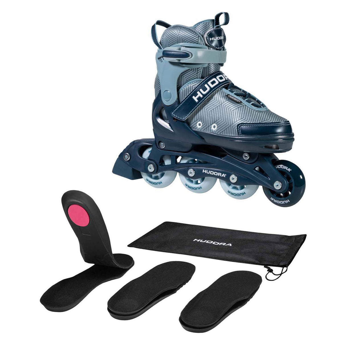 Hudora rollers Leon 2.0 océan, taille 37-41