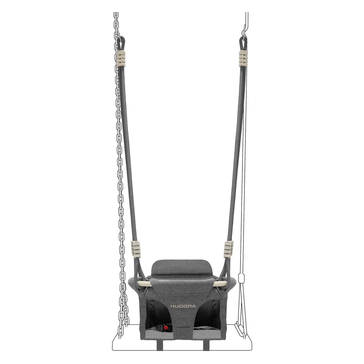 Hudora rocking chair toddler gray