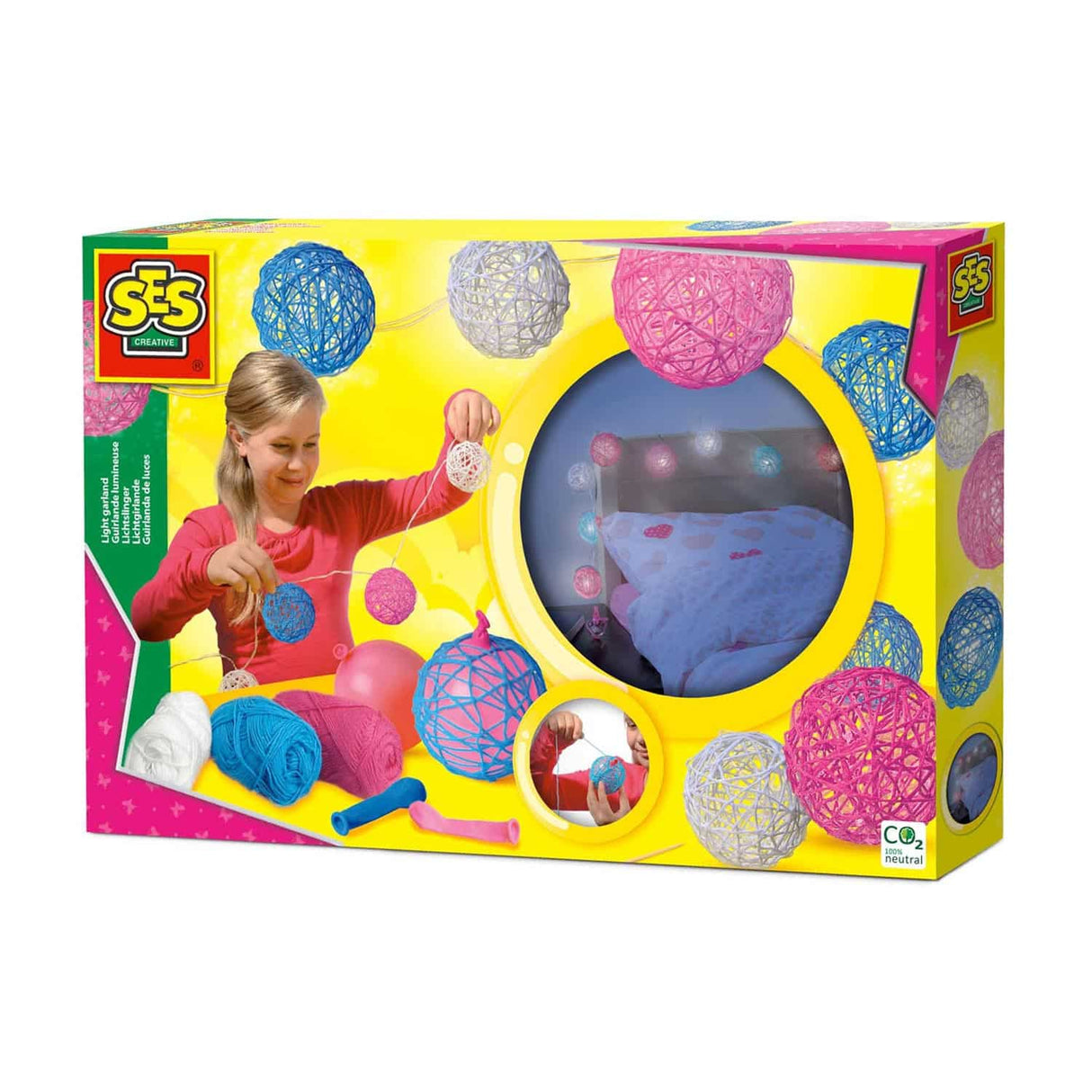 Haz tu propia cadena de luces con 8 luces LED blancas