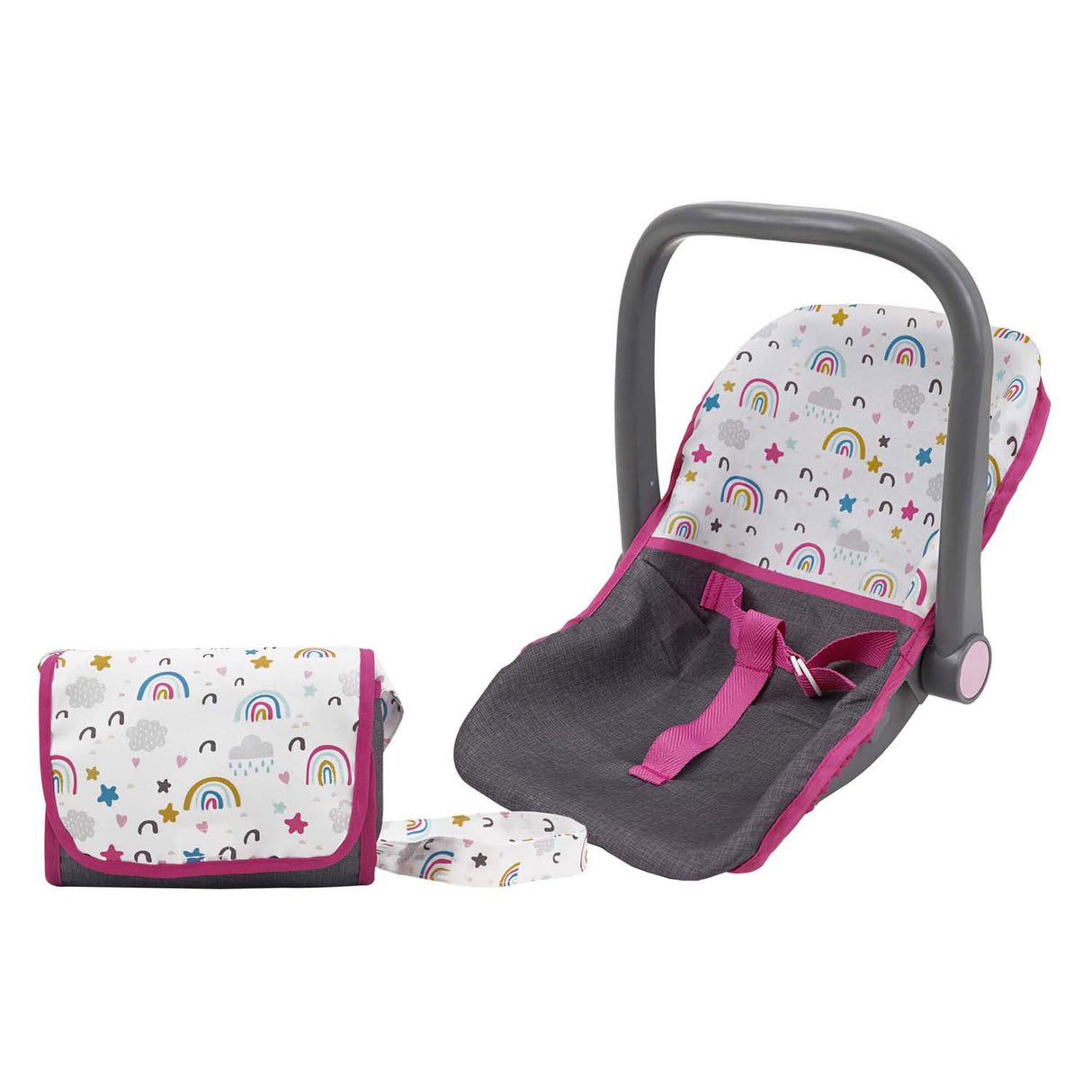 Doll playset rainbow, 21 pcs.