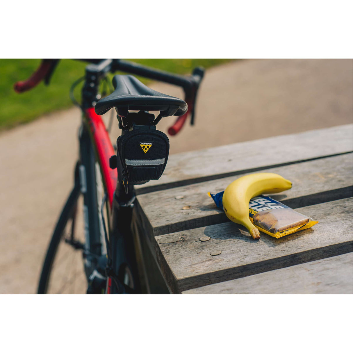 Topeak Aero WP M Bag - preto, poliéster, bicicleta de corrida, 0,98L