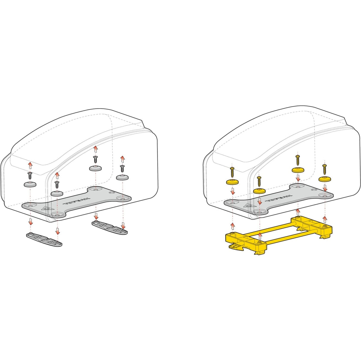 Topeak MTS Trunk Bag EX Bicycle Backpack Black 8L
