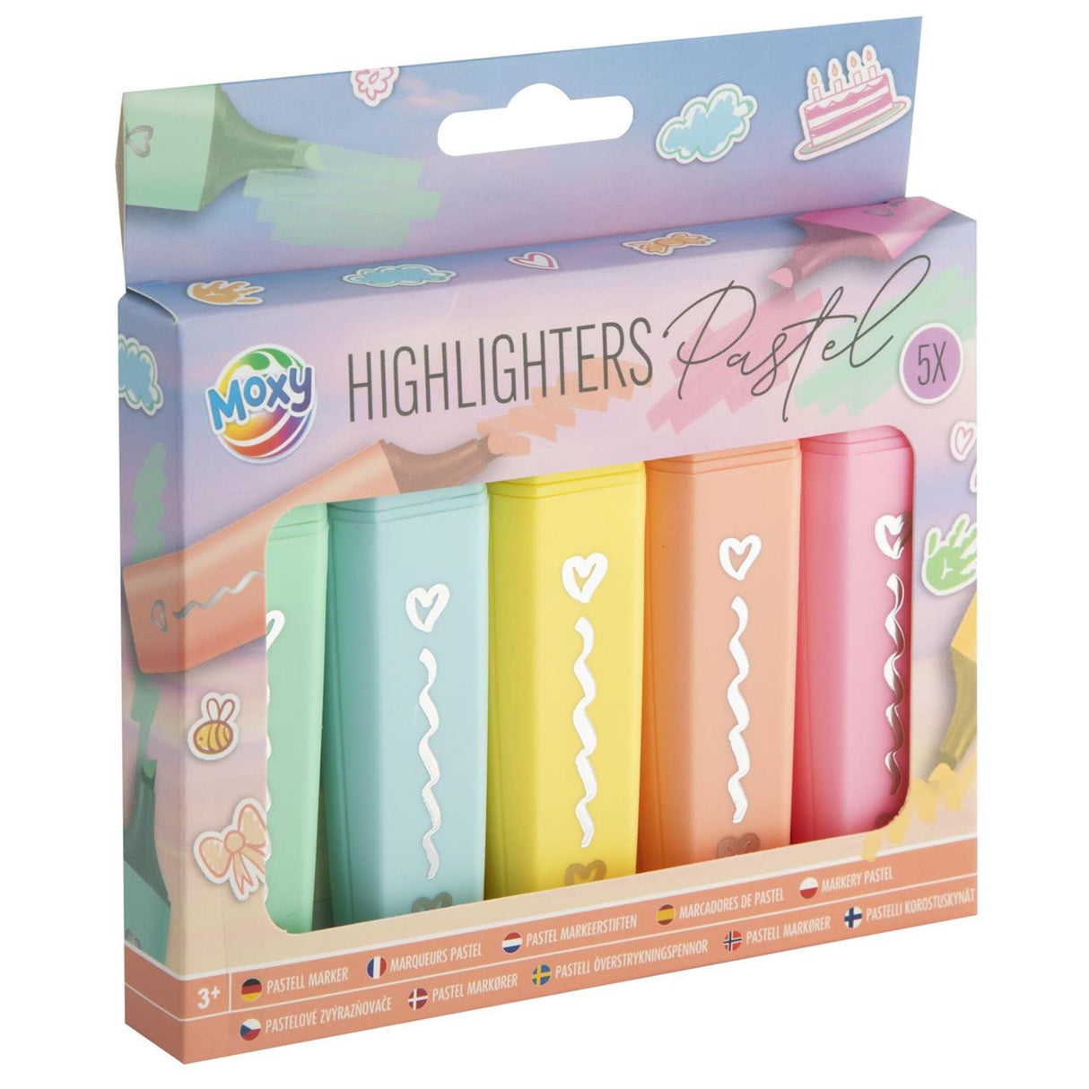 Creative Craft Group Marking Pensel Pastell, 5st.