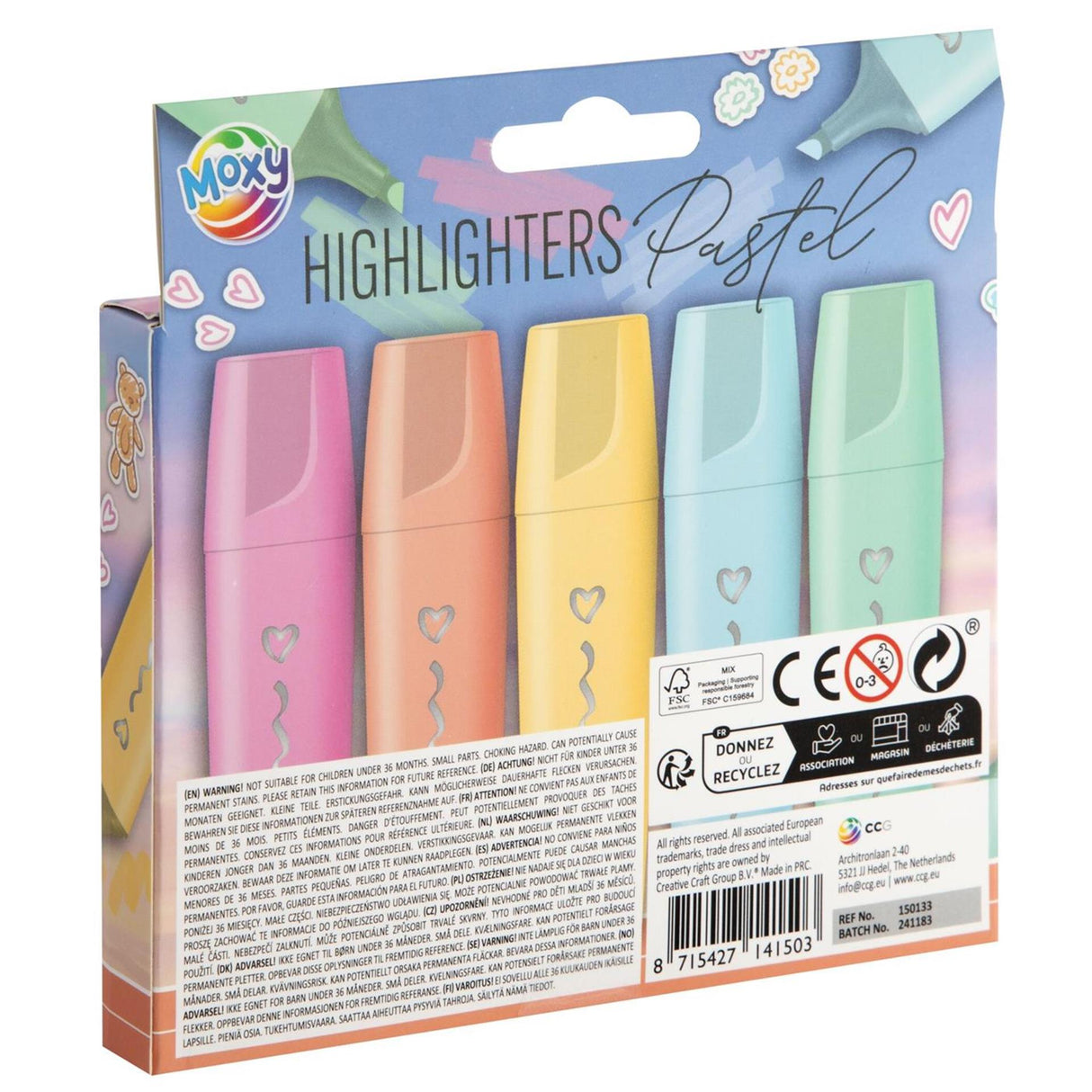 Creative Craft Group Marking Pensel Pastell, 5st.