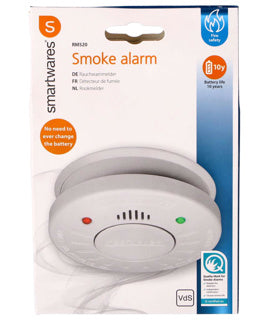 Smartwares rm520 smoke detector 10 year battery