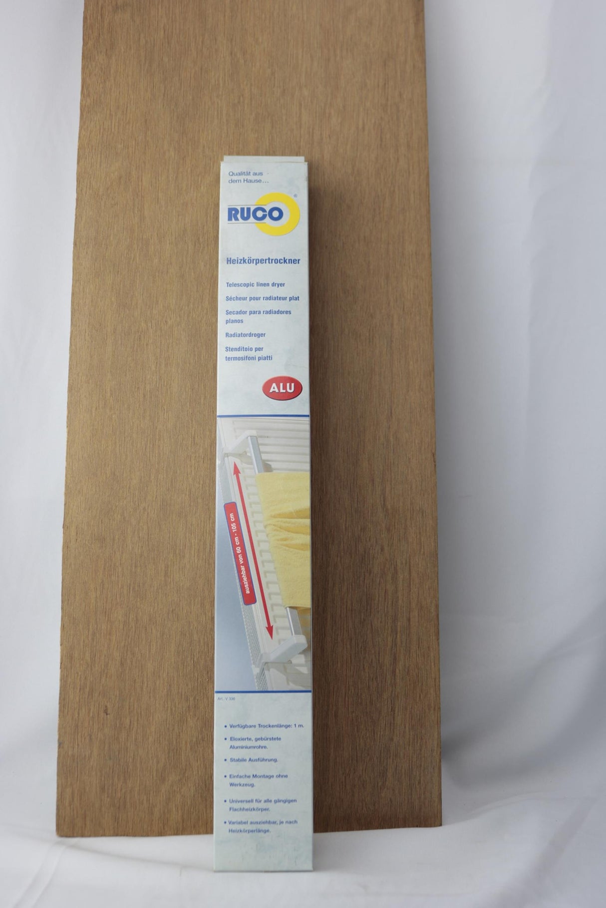 Radiatorrekje uitschuifbaar