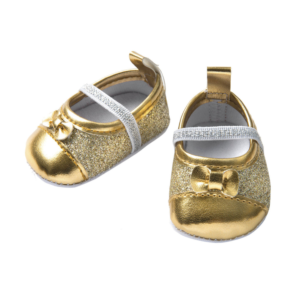 Heless doll ballerinas glitter - gold, 30-34 cm
