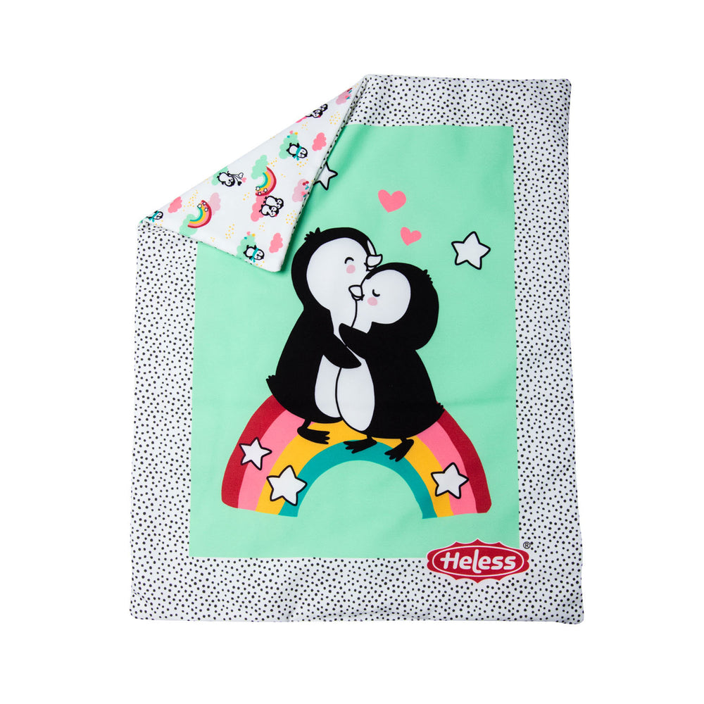 Penguin doll blanket with cushion
