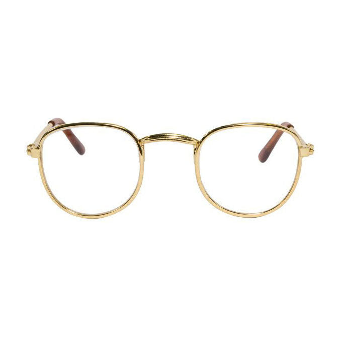 Heless doll reading glasses gold
