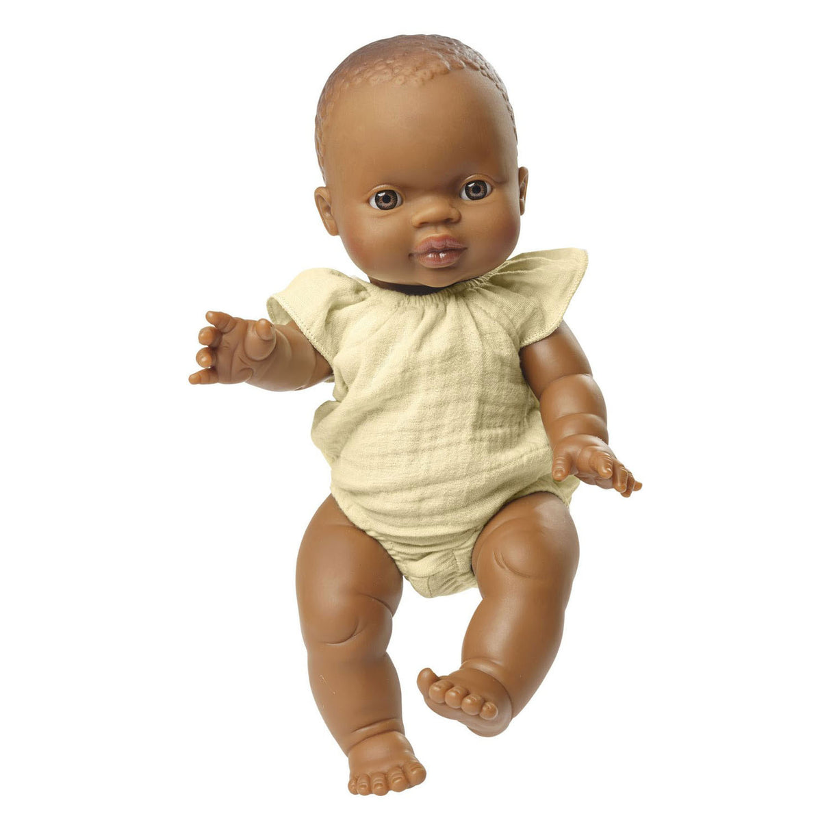 Heless poppenbody geel met ruches, 35-45 cm