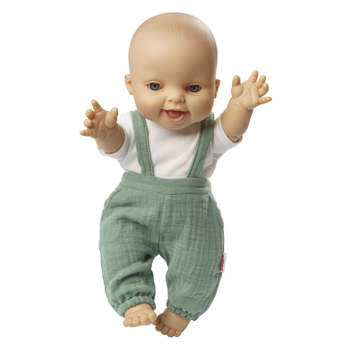 Heless doll dungarees green, 35-45 cm