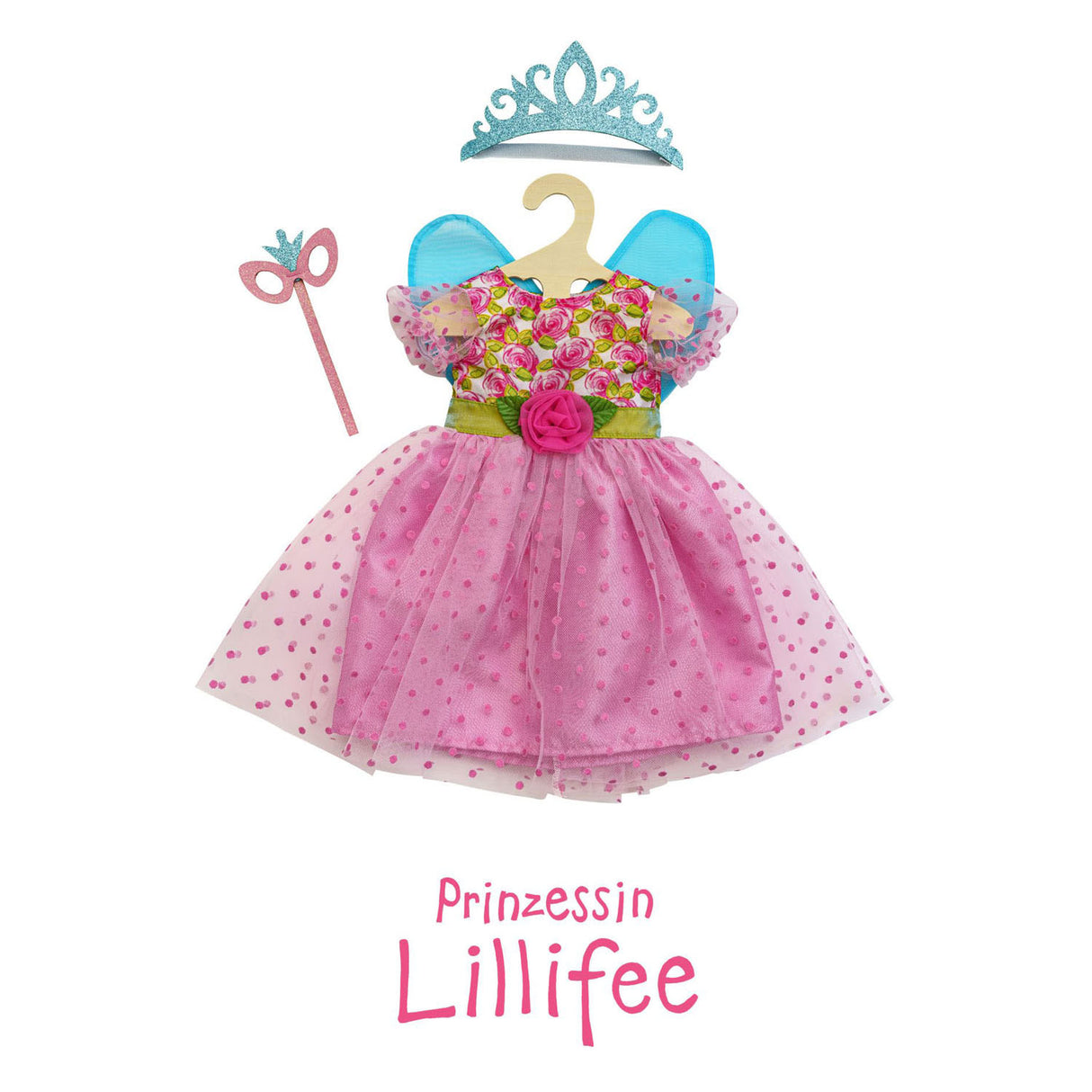 Heless doll dress princess lillifee pink, 35-45 cm