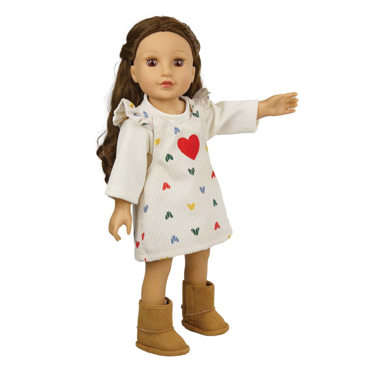 Heless doll boots suede, 30-34 cm