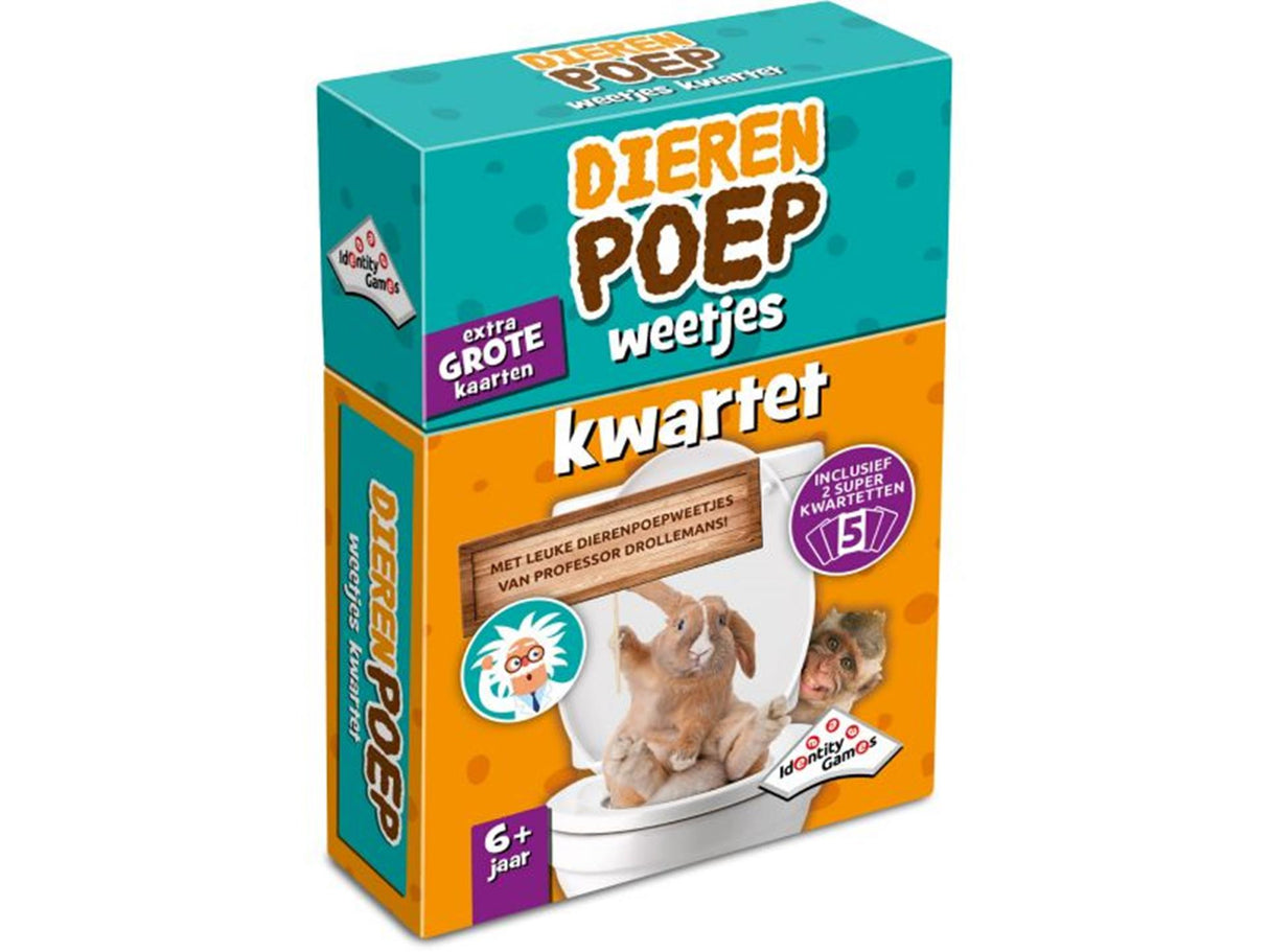 Giochi di identità Animal Poo Facts Quartet