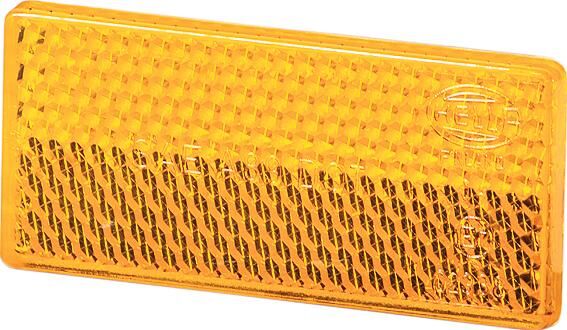 Hella reflector backlight 70x32mm self-adhesive yellow