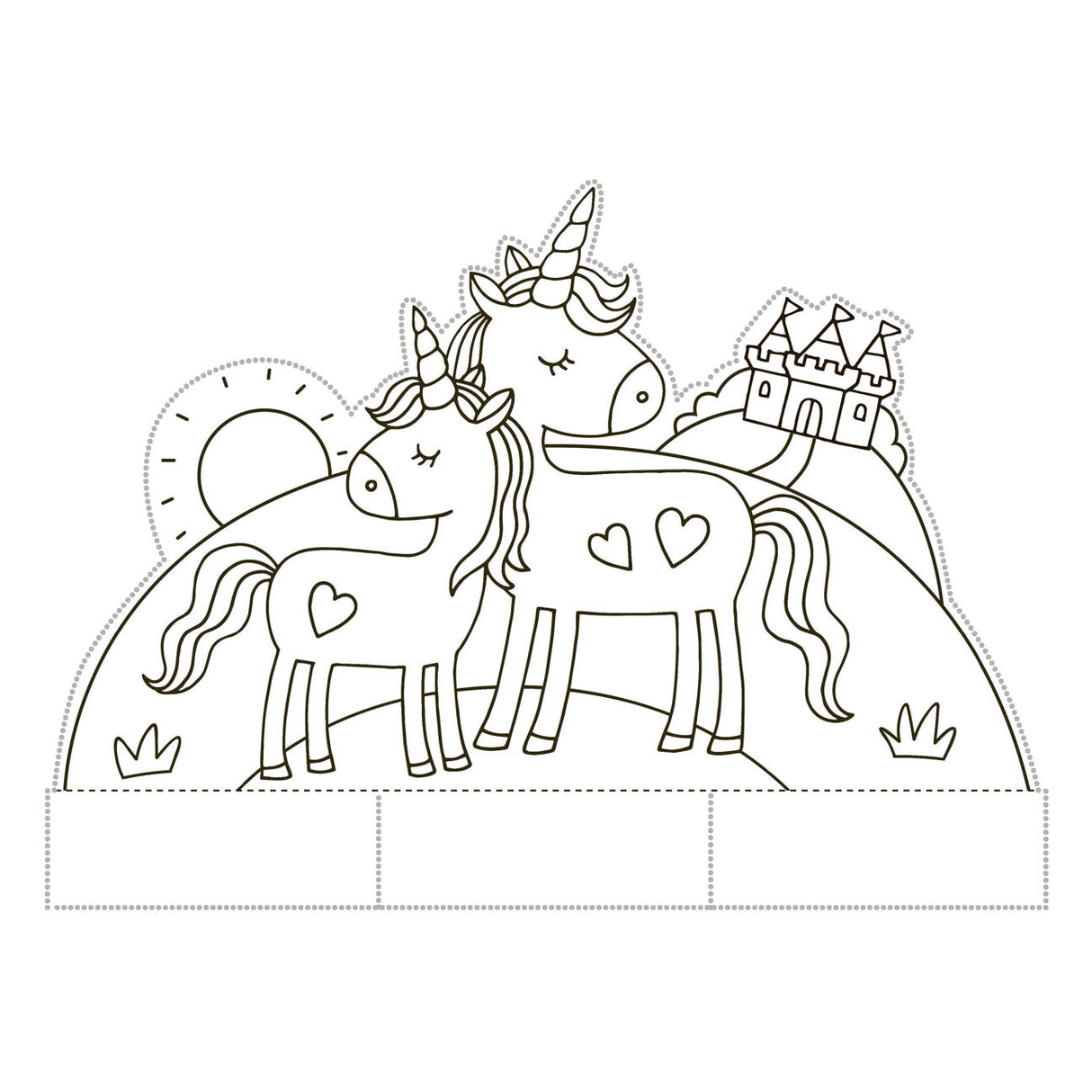 Deltas super pin pad Miluji jednorožce