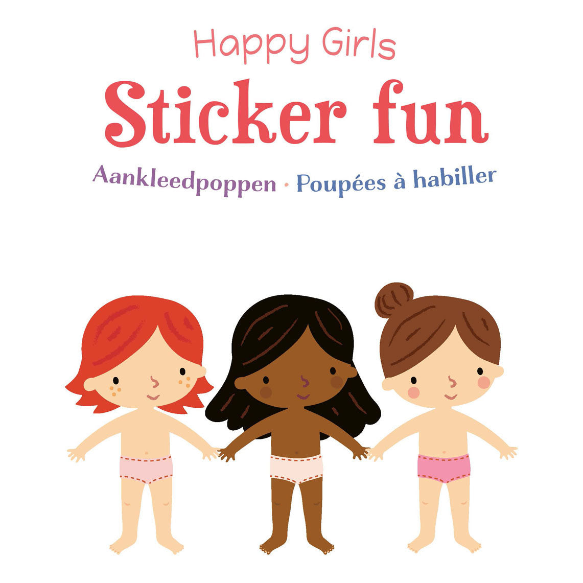 Deltas happy girls sticker fun - dress-up dolls