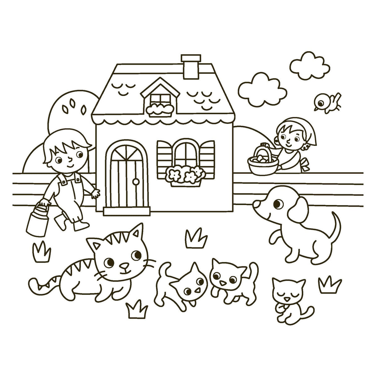 Deltas happy coloring - the animals of the farm