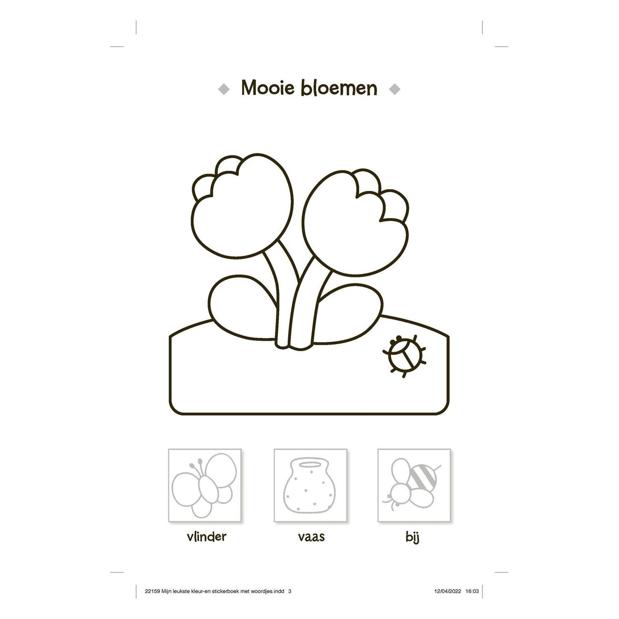 Delta sticker fun sticking, coloring and learning first words (3-5 years)