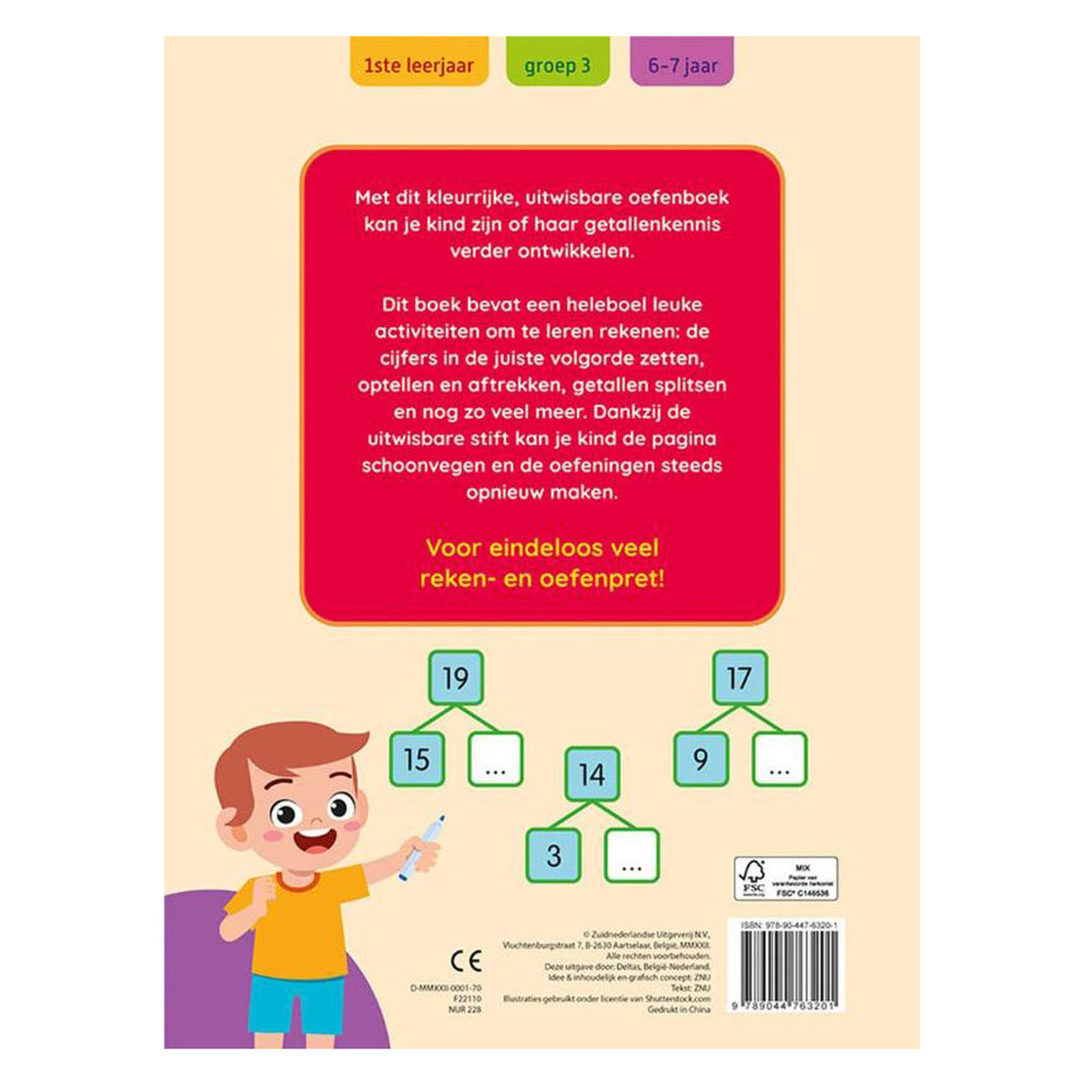 Deltas Übungsspaß mit abwaschbarem Marker – ich lerne zählen