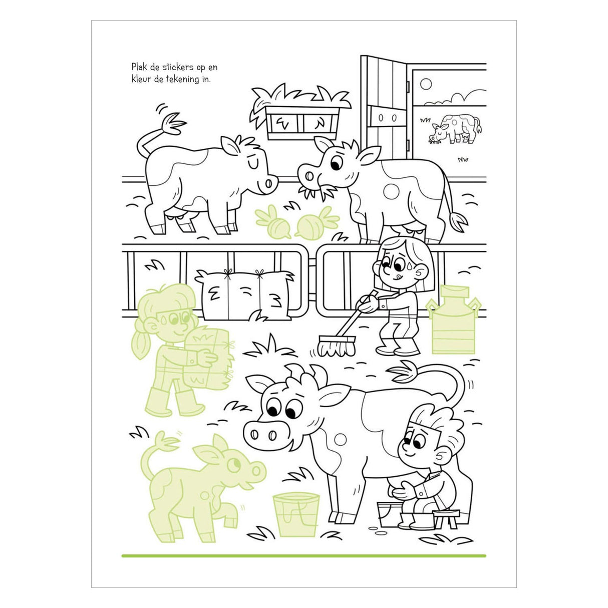 Aufkleberbuch - Tiere auf der Farm