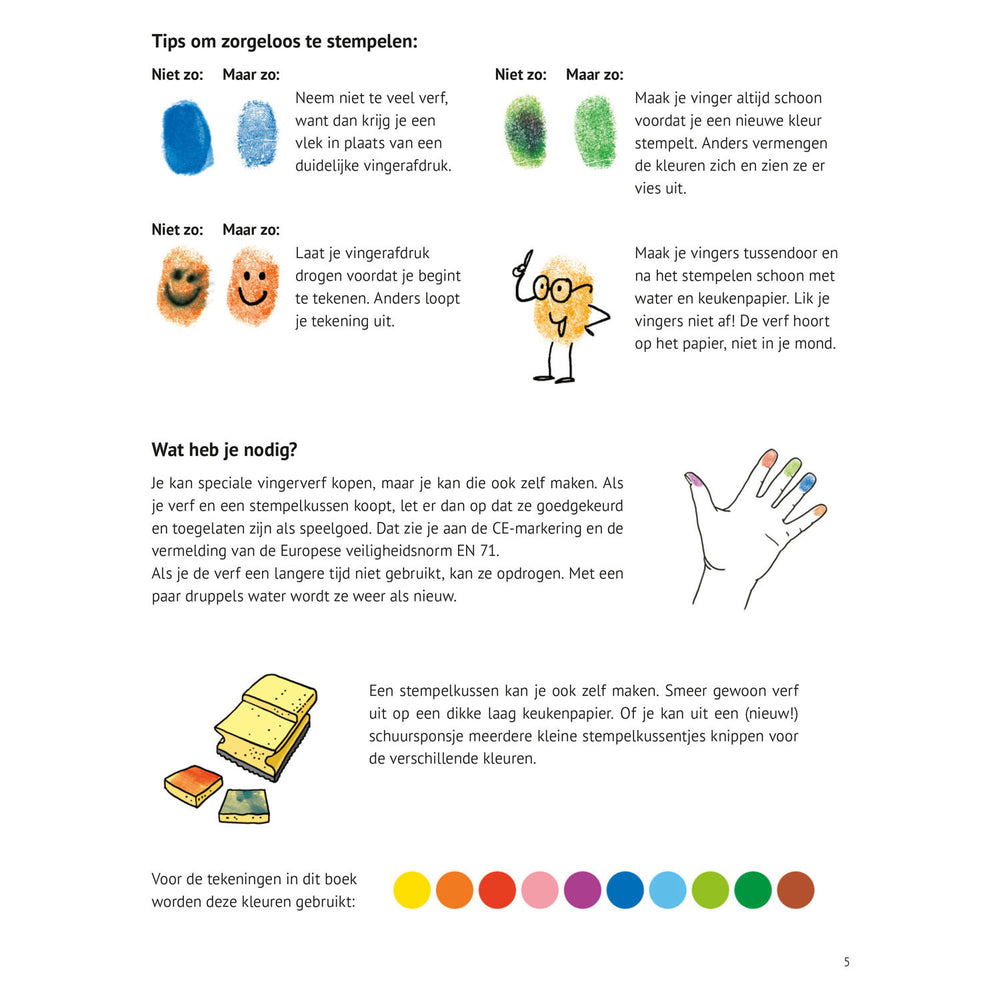 Deltas I can draw 101 things with finger paint hobby book