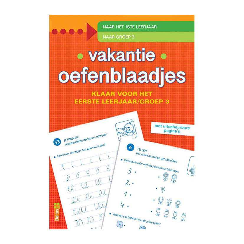 Deltas vakantie oefenblaadjes - klaar voor het eerste leerjaar