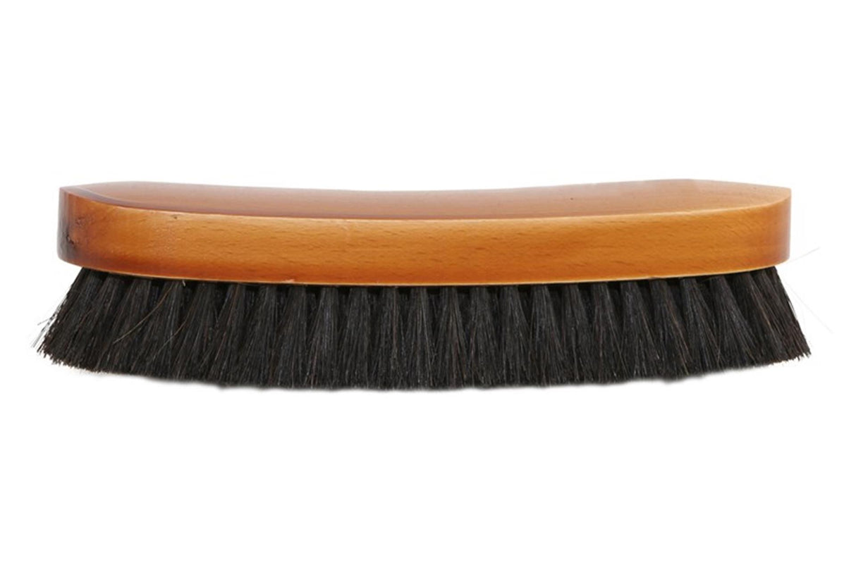 Luva kledingborstel zwart paardenhaar 17cm