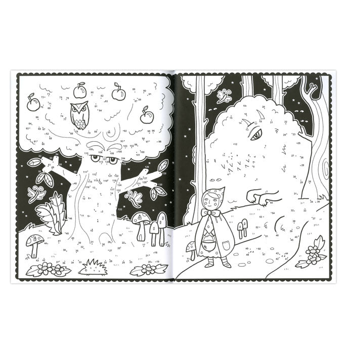 Von Punkt zu Punktfarbe und Spaß zeichnen