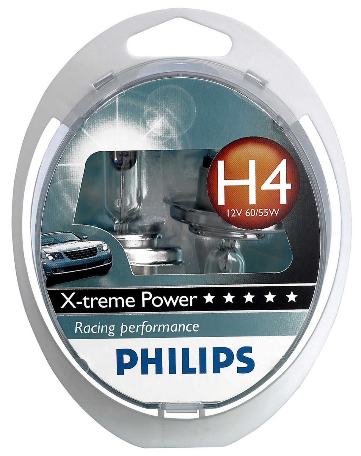 Philips headlamp headlight bulb h4 base: p43t-38 12v60 55w