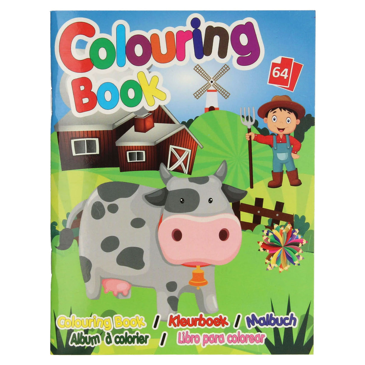 Libro especial Países Bajos bv folleto para colorear