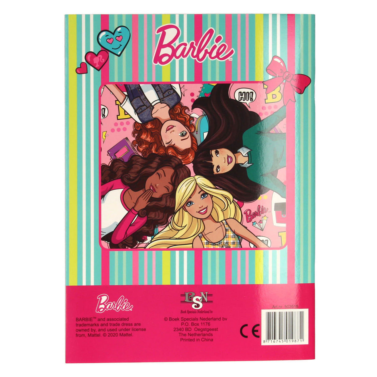 Book specials Netherlands bv barbie colorio coloring book